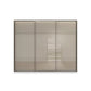 Rauch Haven 3 Door Slider Wardrobe with Glass Doors & Lights - Front view