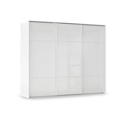 Rauch Heaven 280cm 3 Door Slider Wardrobe with Glass Doors