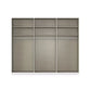 Rauch Heaven 3 Door Slider Wardrobe with Décor Doors and Lights - Internal Compartments