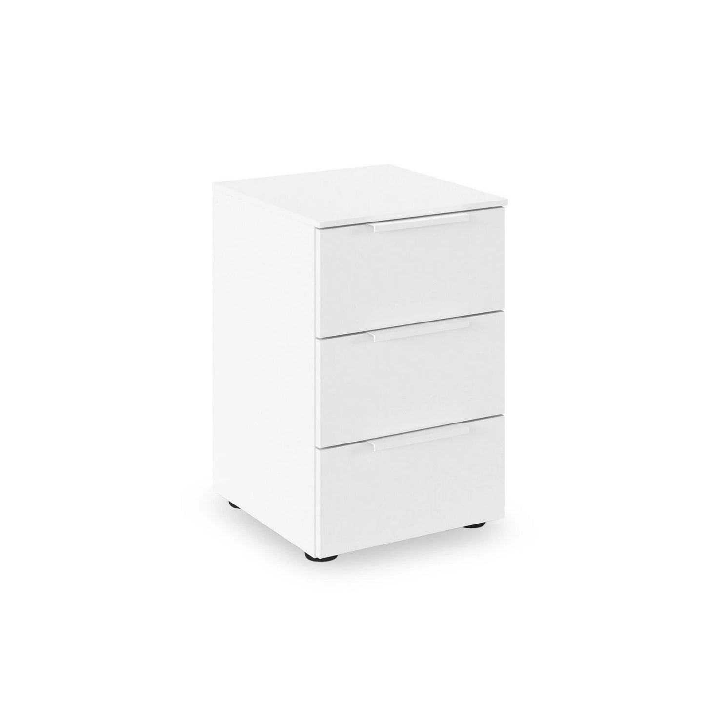 Rauch Heaven 3 Drawer Décor Bedside Cabinet in White