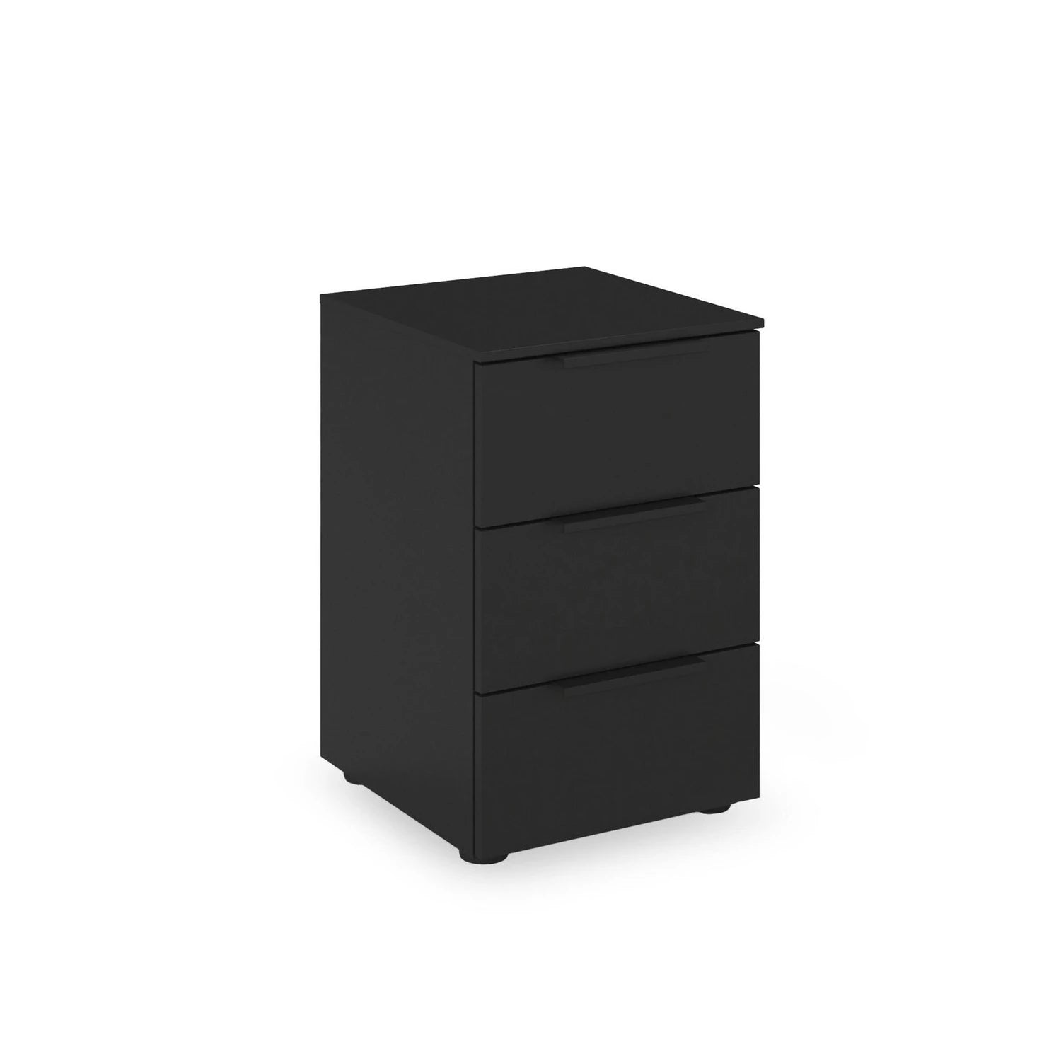 Rauch Heaven 3 Drawer Décor Bedside Cabinet in Black