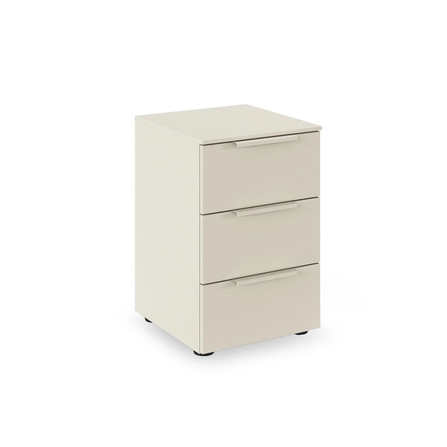 Rauch Heaven 3 Drawer Décor Bedside Cabinet in Champagne