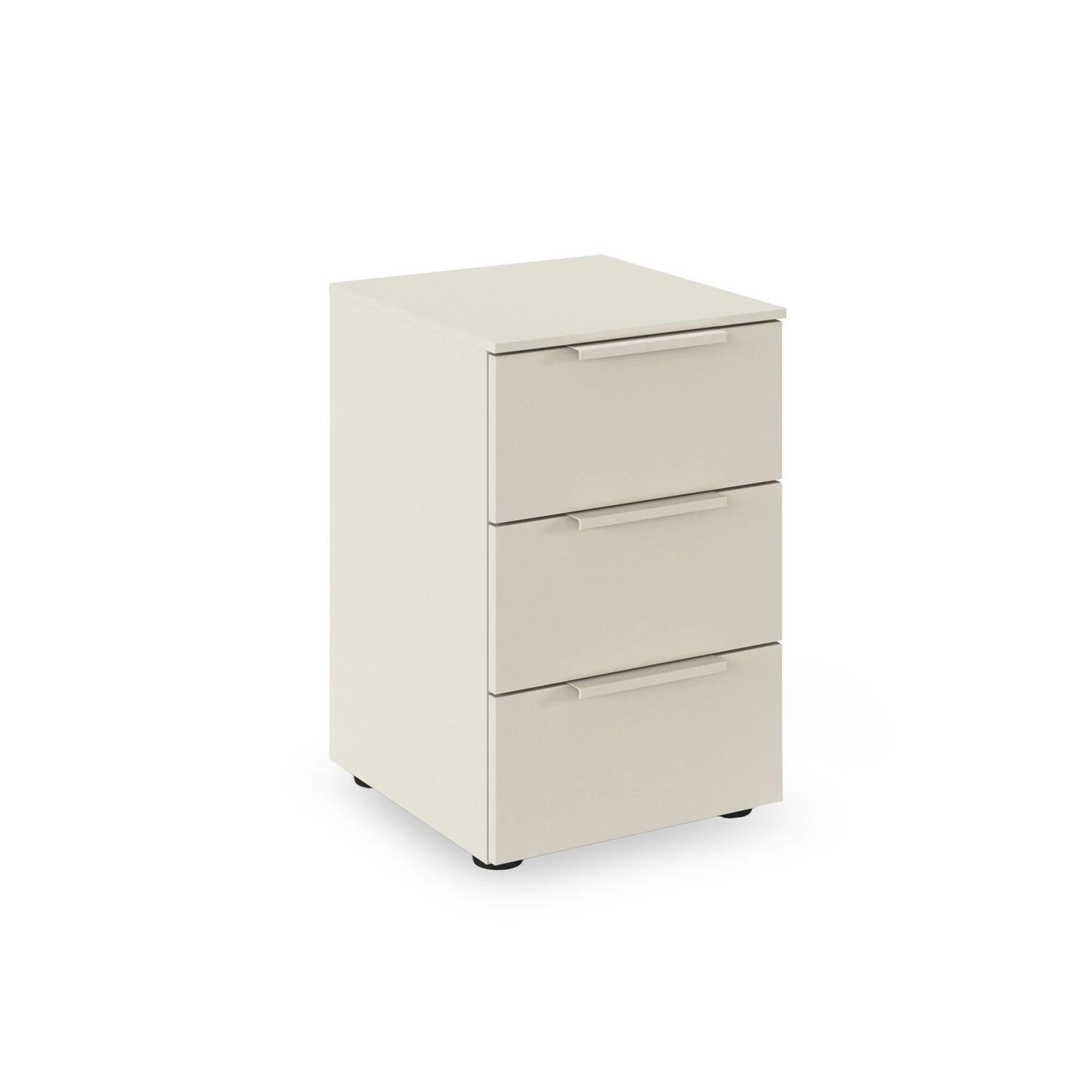 Rauch Heaven 3 Drawer Décor Bedside Cabinet in Champagne