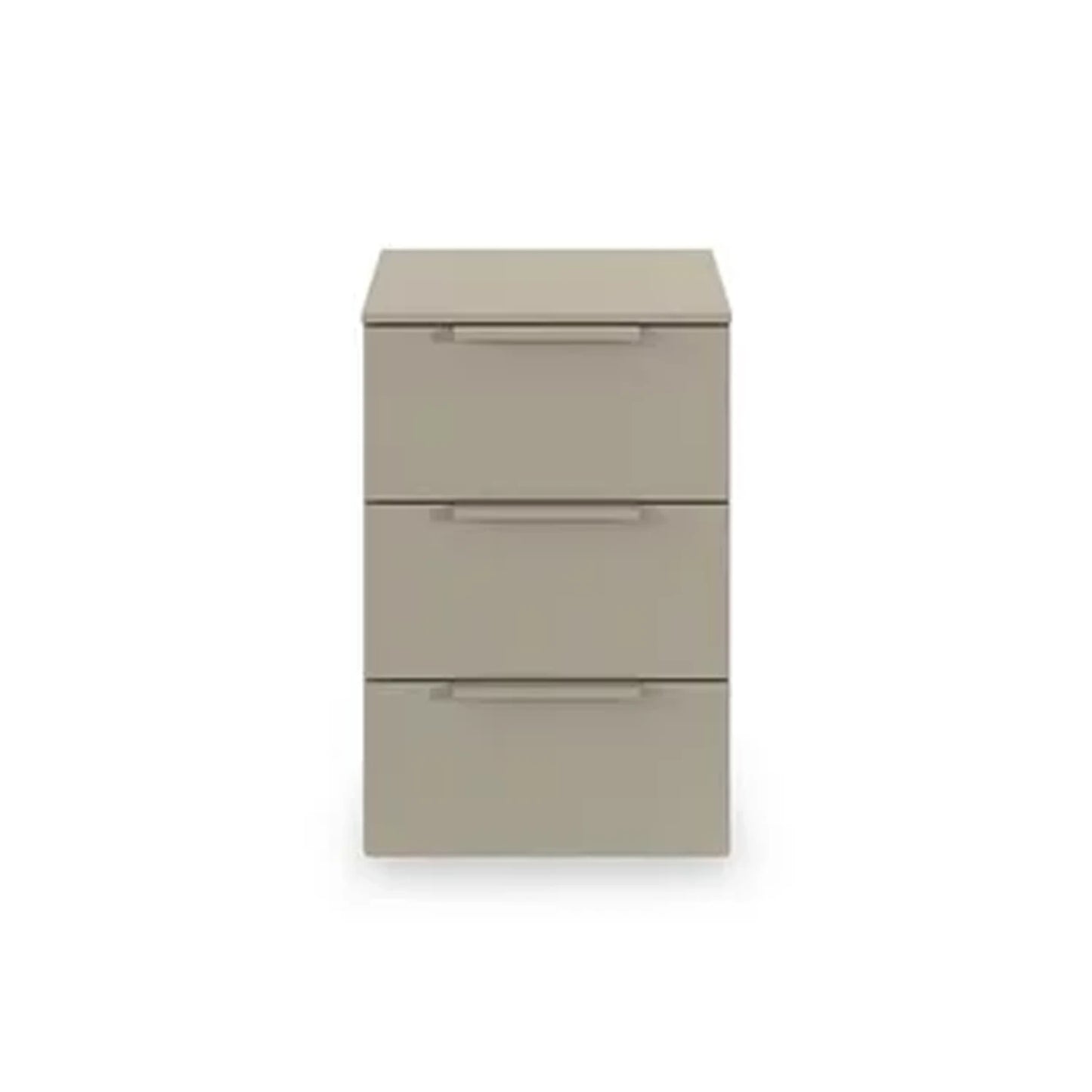 Rauch Heaven 3 Drawer Décor Bedside Cabinet - Front view