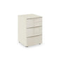Rauch Heaven 3 Drawer Bedside Cabinet with Glass Front in Champagne