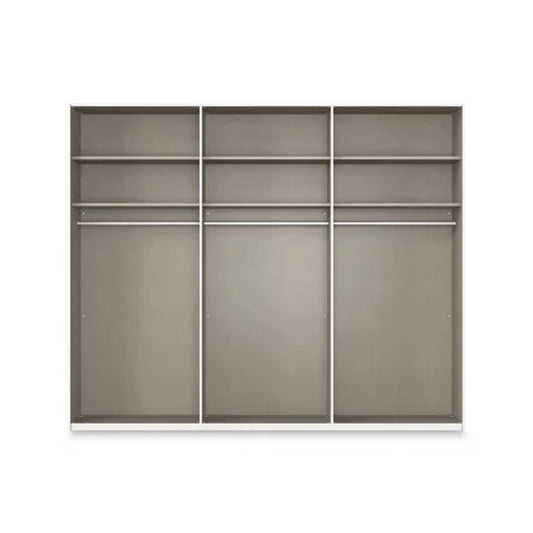 Rauch Heaven 6 Door Hinged Wardrobe with Décor Doors - Internal Compartments