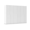 Rauch Heaven 6 Door Hinged Wardrobe with Décor Doors in White