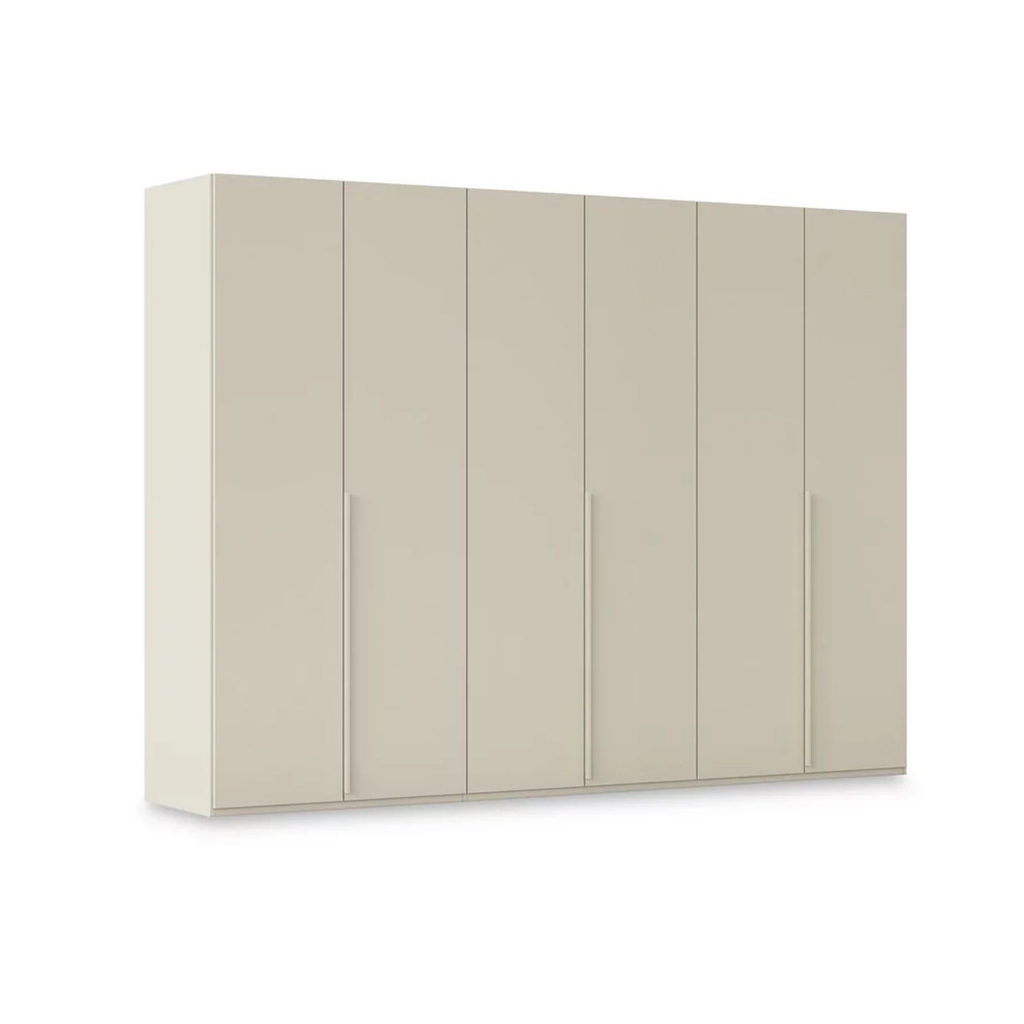 Rauch Heaven 6 Door Hinged Wardrobe with Décor Doors in Champagne