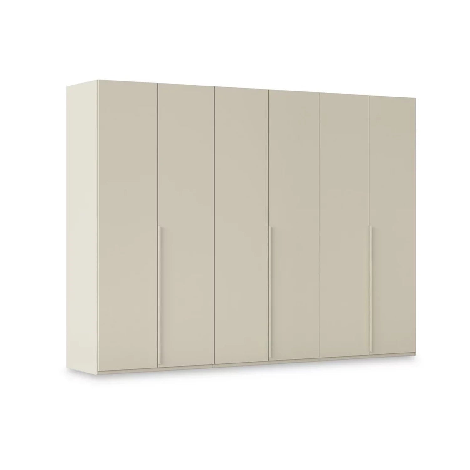 Rauch Heaven 6 Door Hinged Wardrobe with Décor Doors in Champagne