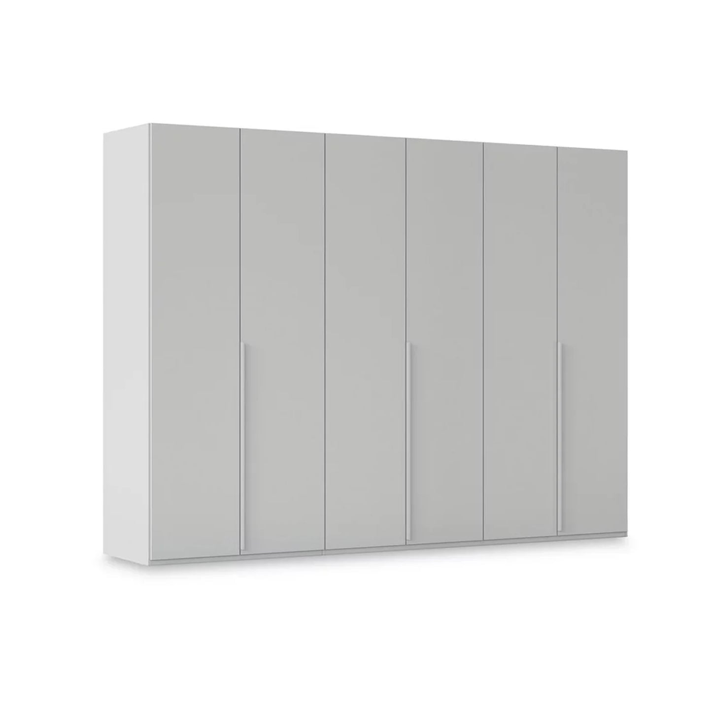 Rauch Heaven 6 Door Hinged Wardrobe with Décor Doors in Silk Grey