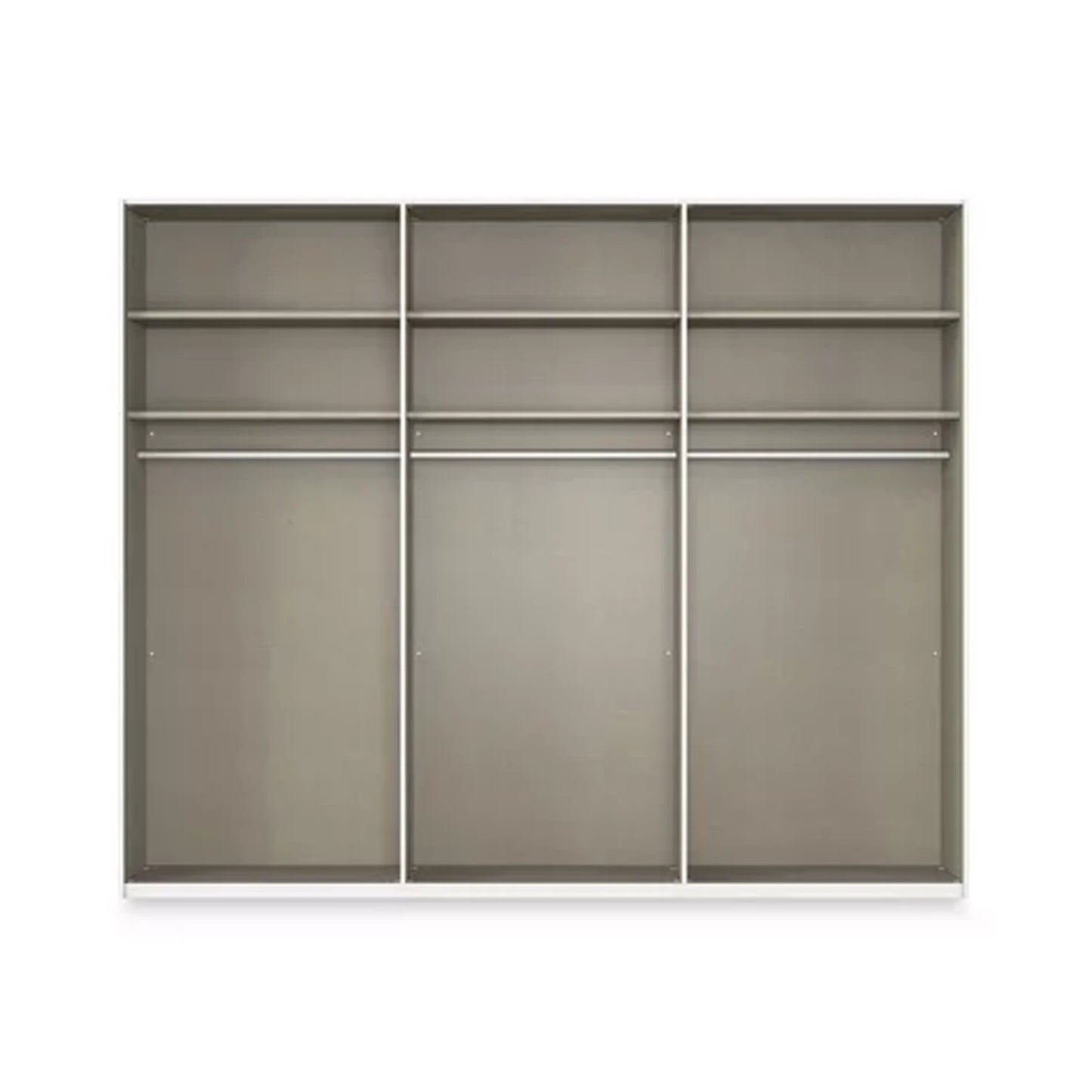 Rauch Haven 3 Door Slider Wardrobe with Décor Doors - Internal Compartment
