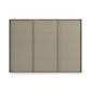 Rauch Haven 3 Door Slider Wardrobe with Décor Doors - Front view