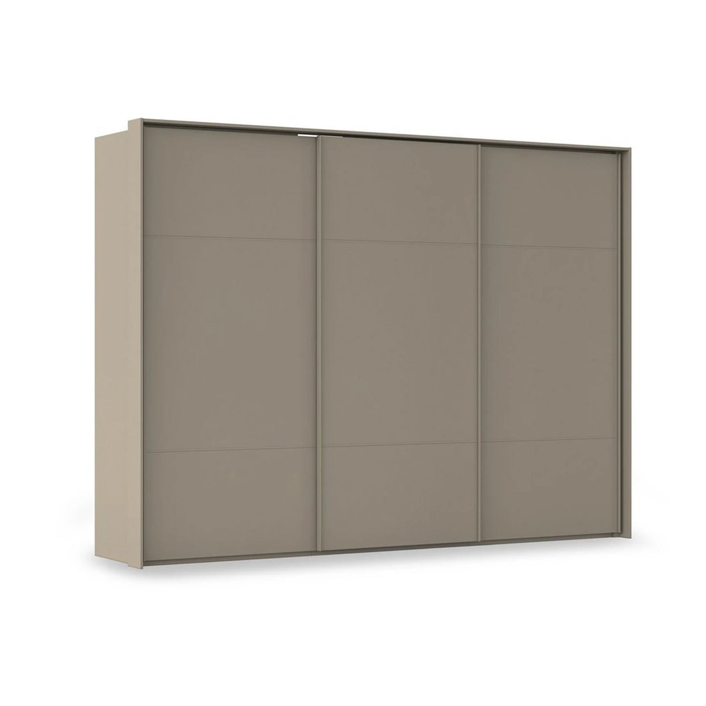 Rauch Haven 3 Door Slider Wardrobe with Décor Doors in Fango