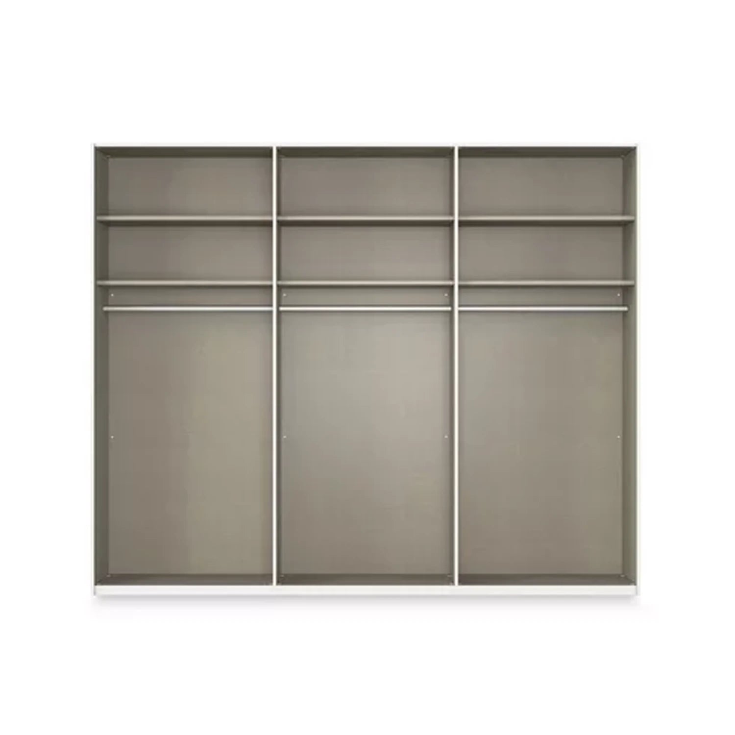Rauch Haven 3 Door Slider Wardrobe with Glass Doors - Internal Compartment