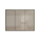 Rauch Haven 3 Door Slider Wardrobe with Glass Doors - Front view