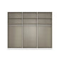 Rauch Heaven 3 Door Slider Wardrobe with 2 Décor Doors, 1 Mirror Door and Lights - Internal Compartments