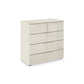 Rauch Haven 3+2 Drawer Chest with Glass Front  in Champagne