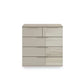 Rauch Haven 3+2 Drawer Chest with Glass Front - Front view