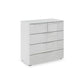 Rauch Haven 3+2 Drawer Chest with Glass Front in Silk Grey