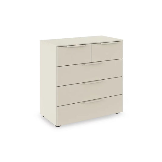 Rauch Haven 3+2 Drawer Décor Chest in Champagne