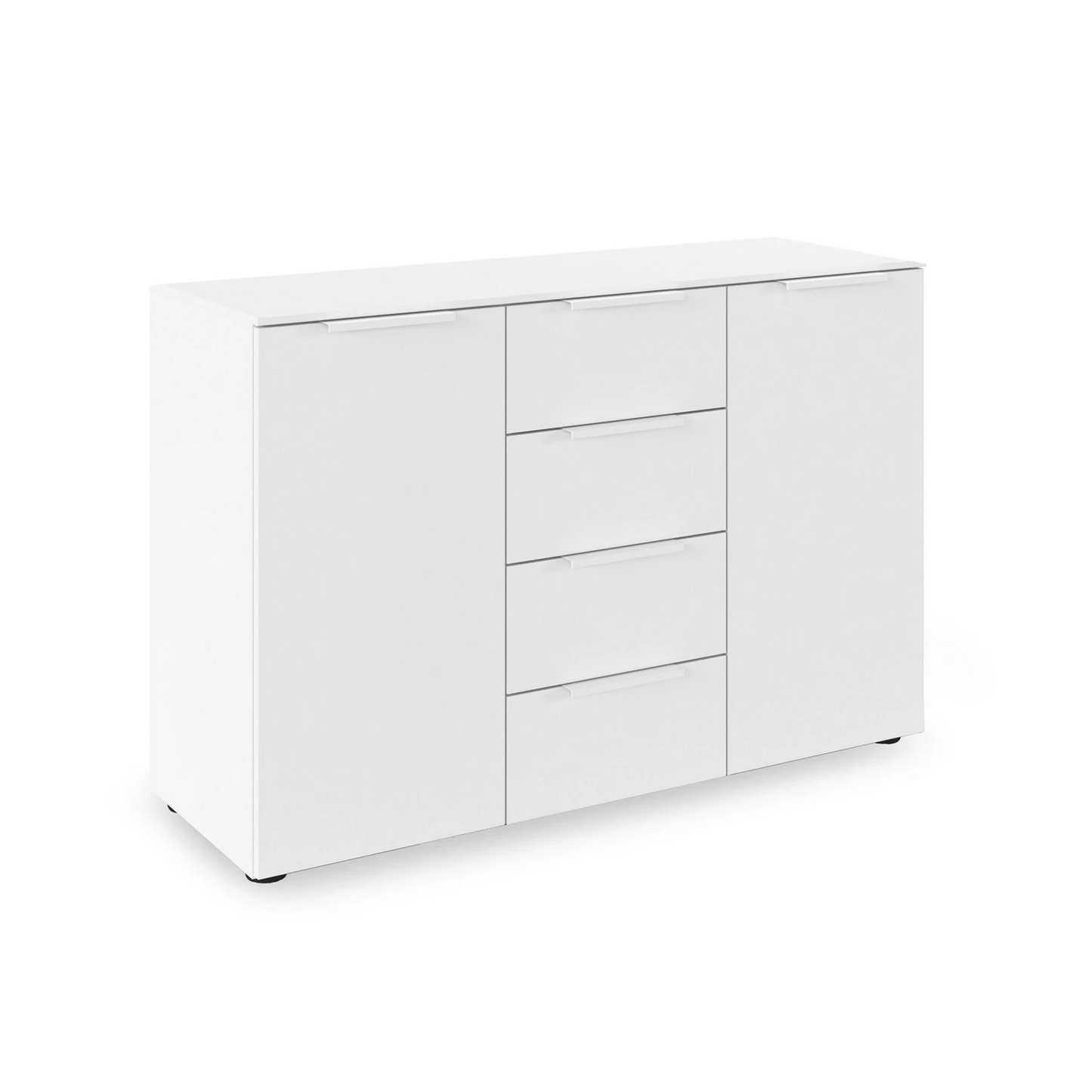 Rauch Heaven 4 Drawer 2 Door Décor Chest in White