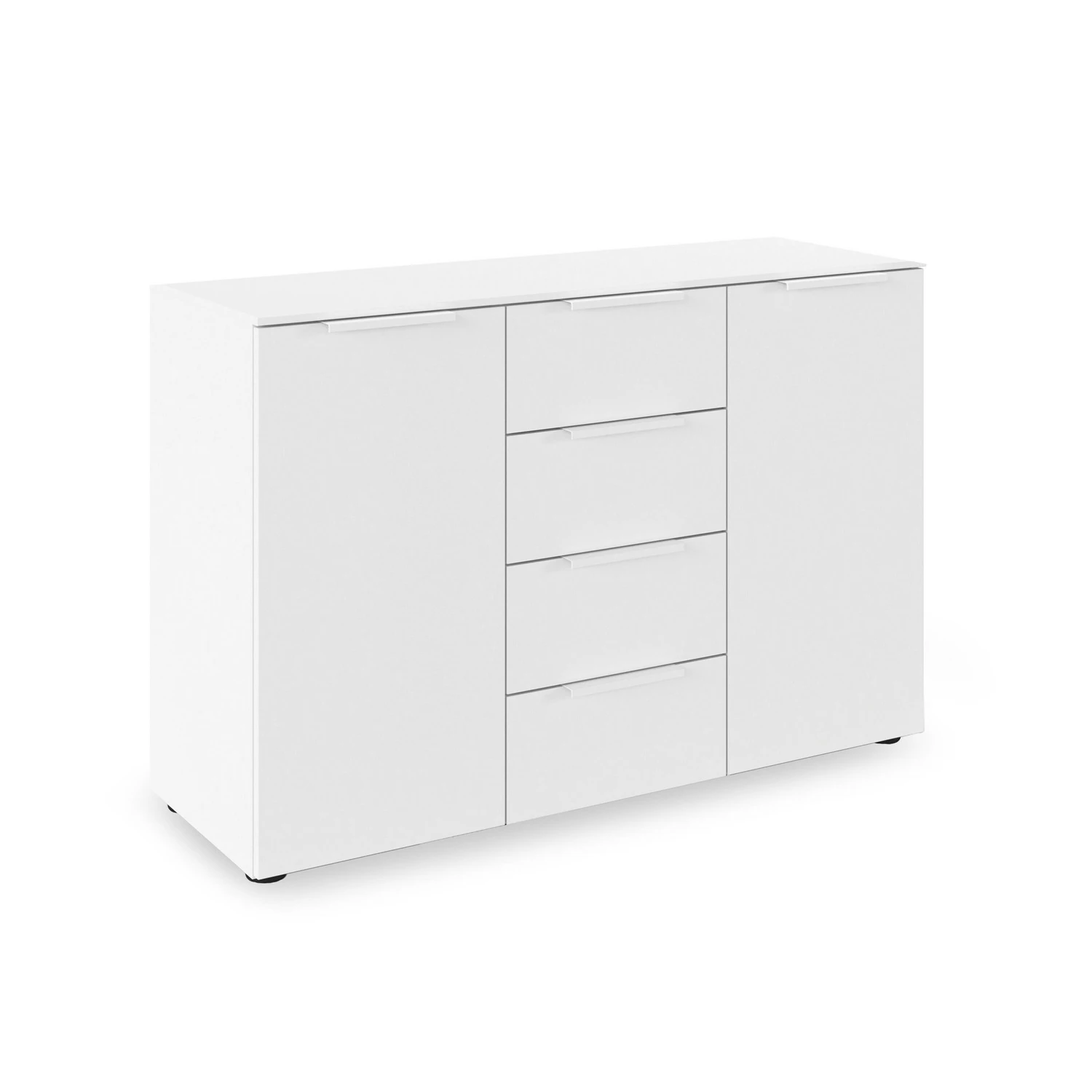 Rauch Heaven 4 Drawer 2 Door Décor Chest in White