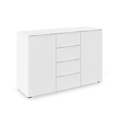 Rauch Heaven 4 Drawer 2 Door Décor Chest in White