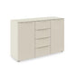 Rauch Heaven 4 Drawer 2 Door Décor Chest in Champagne