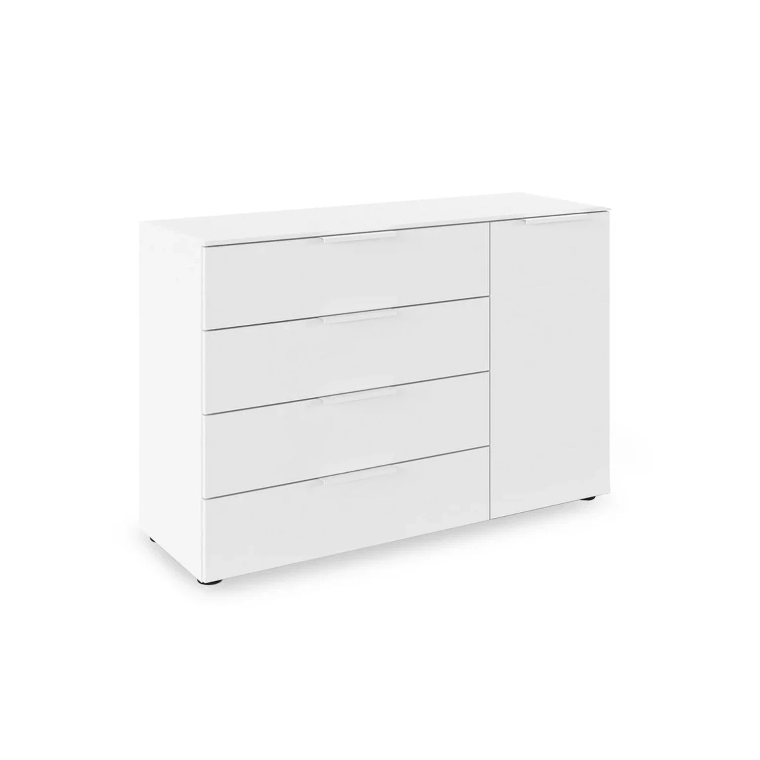 Rauch Heaven 4 Drawer 1 Door Décor Chest in White