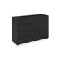 Rauch Heaven 4 Drawer 1 Door Décor Chest in Black