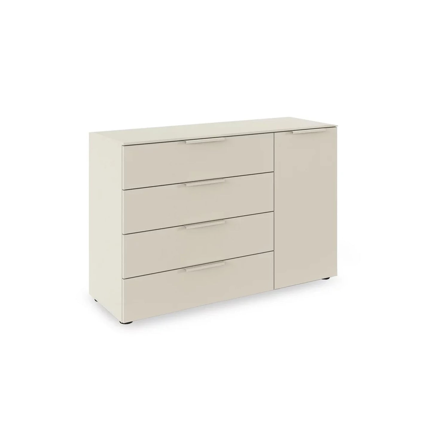 Rauch Heaven 4 Drawer 1 Door Décor Chest in Champagne