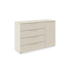 Rauch Heaven 4 Drawer 1 Door Décor Chest in Champagne