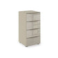Rauch Heaven 40cm 4 Drawer Chest with Glass Front in Fango