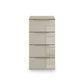 Rauch Heaven 40cm 4 Drawer Chest with Glass Front - Front view