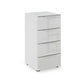 Rauch Heaven 40cm 4 Drawer Chest with Glass Front in Silk Grey