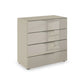 Rauch Heaven 80cm 4 Drawer Chest with Glass Front in Fango