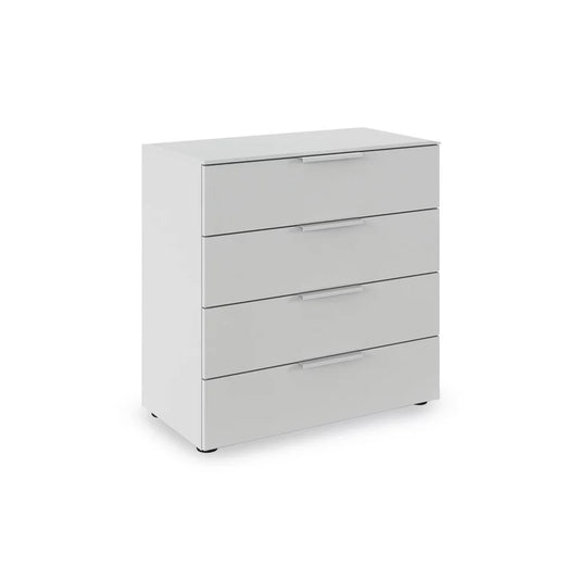 Rauch Heaven 80cm 4 Drawer Décor Chest in Silk Grey