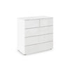Rauch Heaven 3+2 Drawer Chest with Glass Top and Front in White
