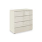 Rauch Heaven 3+2 Drawer Chest with Glass Top and Front in Champagne