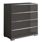 Wiemann Santa bedside cabinet with four soft-close drawers