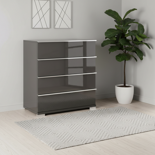 Wiemann Santa 4 Drawer Bedside Chest 75cm