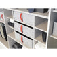 Shelf Commitment For Rauch Wardrobes - Orange - Closeup View