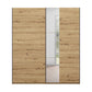 Smart Small Artisan Oak Sliding Door Wardrobe - Pendle Village Furniture