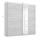 Smart Small Artisan Oak Sliding Door Wardrobe - Pendle Village Furniture