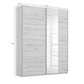 Smart Small Artisan Oak Sliding Door Wardrobe - Pendle Village Furniture