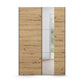 Smart Small Artisan Oak Sliding Door Wardrobe - Pendle Village Furniture
