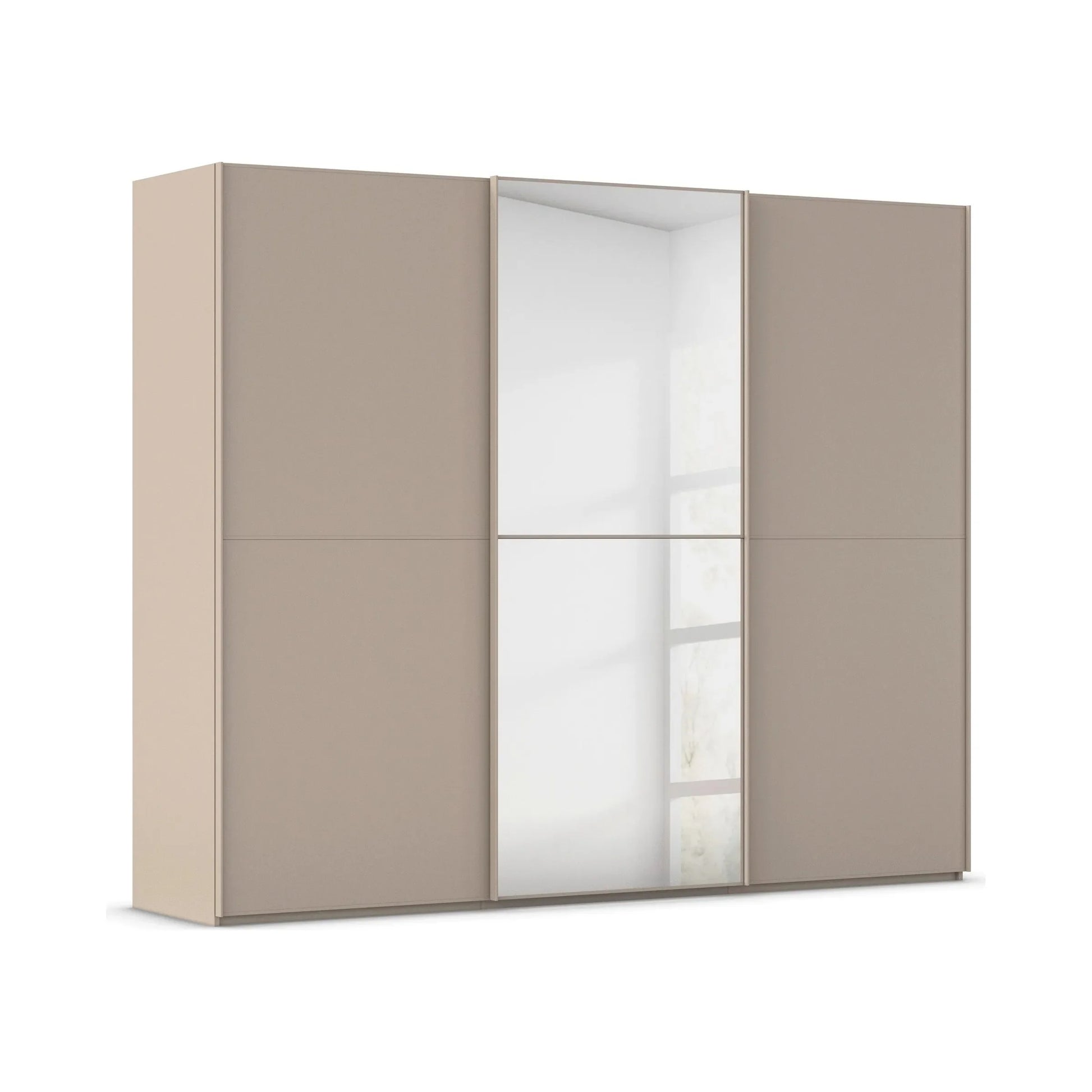 Supreme Duo Fango 3 Door Sliding Wardrobe with Mirror
