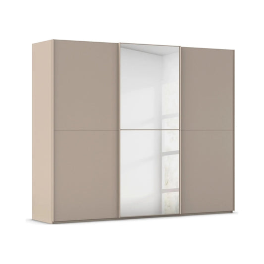 Supreme Duo Fango 3 Door Sliding Wardrobe with Mirror