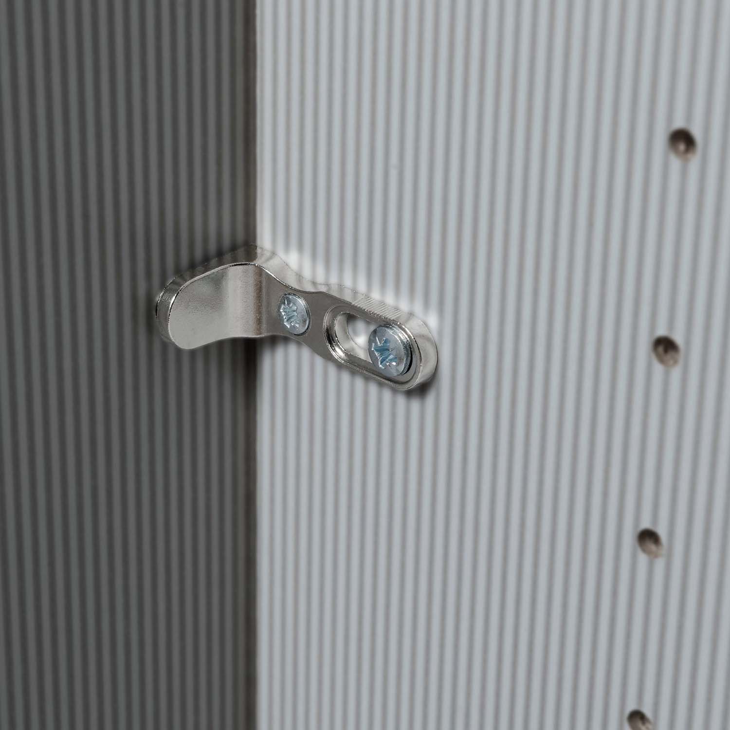 Templin 2000 Glass 6 Door 6 Drawer Wardrobe - W250cm - Internal Part Closeup View