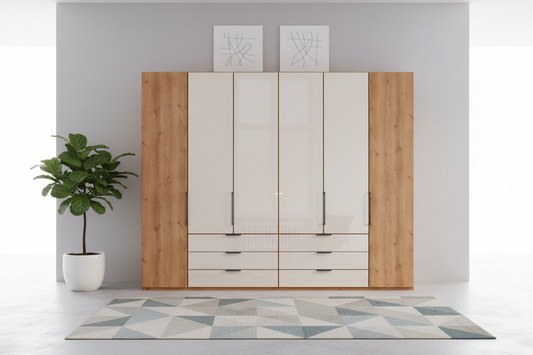 Templin 2000 6 Door 6 Drawer Hinged Wardrobe